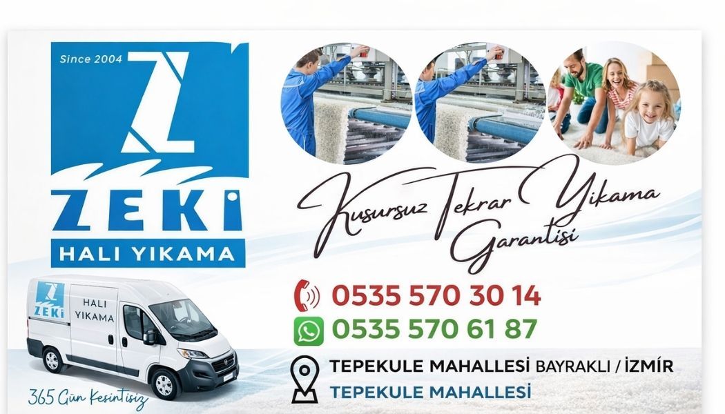 Bayraklı Tepekule Mahallesi Halı Yıkama Fiyatları