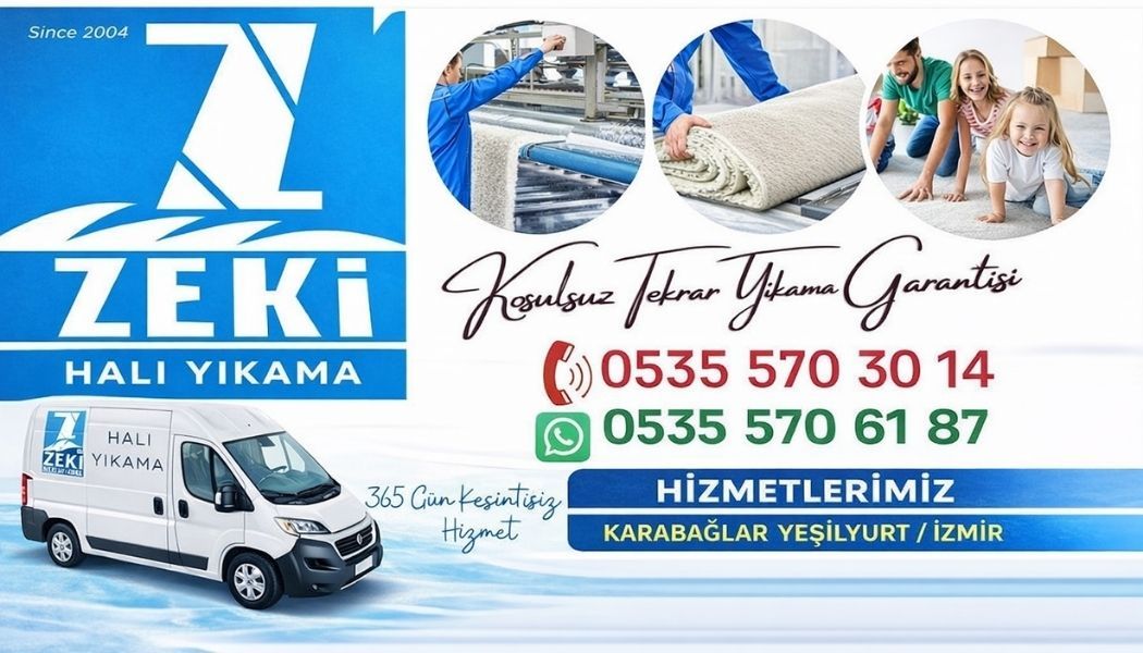 Karabağlar Yeşilyurt Halı Yıkama Fiyatları