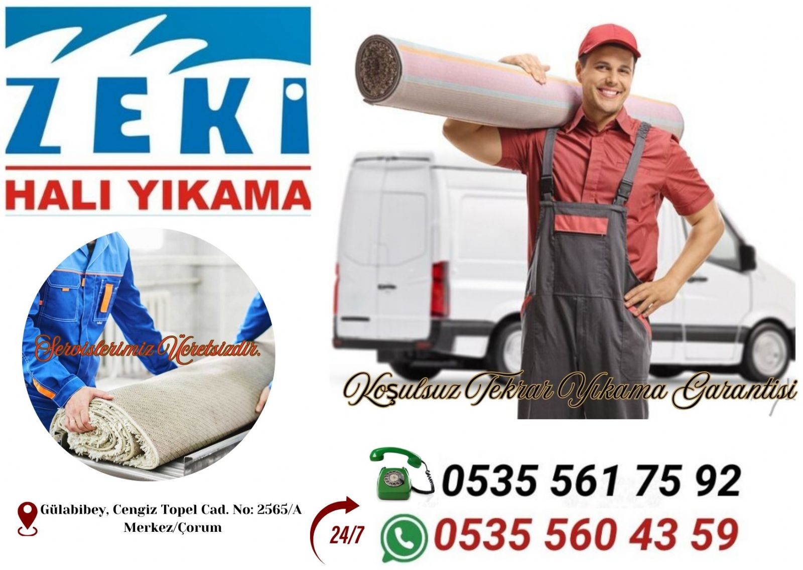 Çorum Halı Yıkama Fiyatları