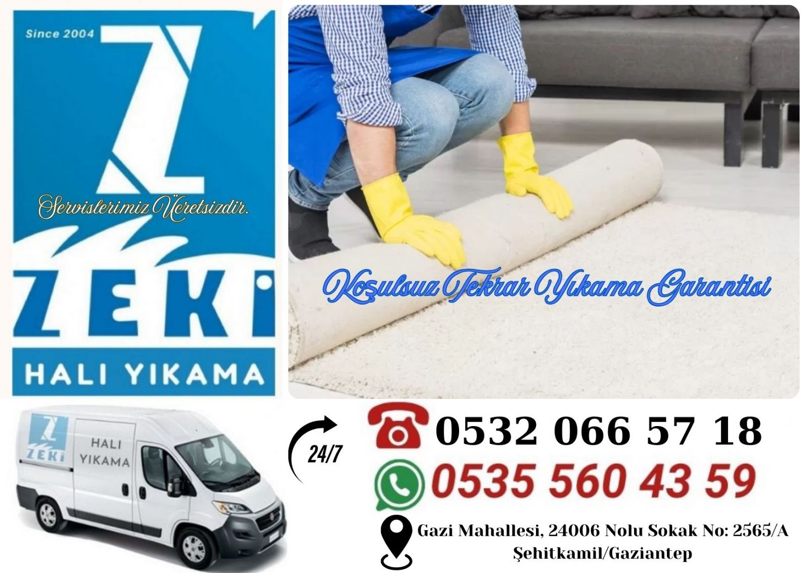 Merveşehir Mahallesi Halı Yıkama Fiyatları