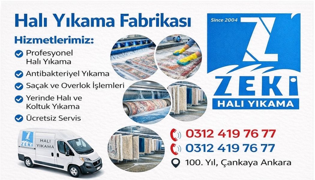 100. yıl halı yıkama