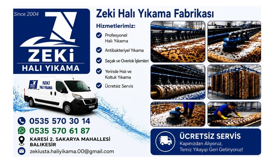 Karesi 2. Sakarya Mahallesi Halı Yıkama: Hijyen ve Konforun Adresi