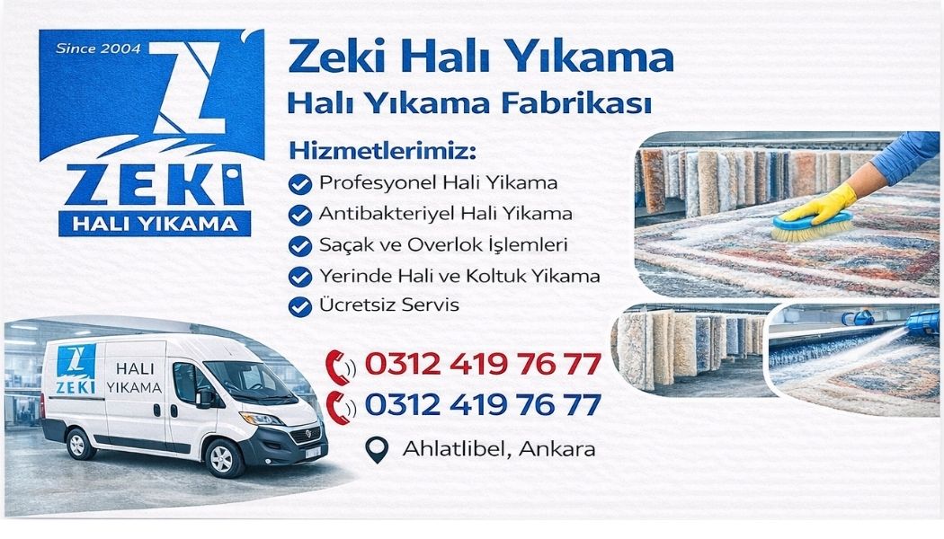 Çankaya Ahlatlıbel Mahallesi Halı Yıkama