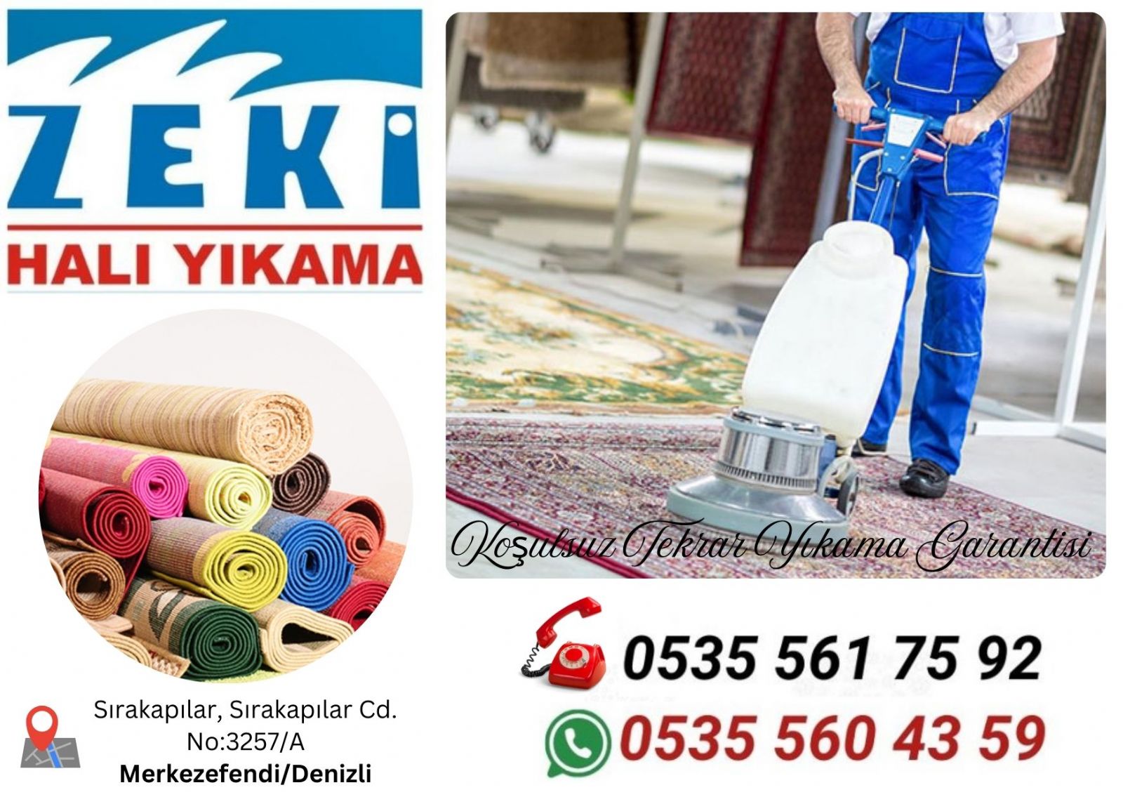 Akkonak Mahallesi Halı Yıkama Fiyatları