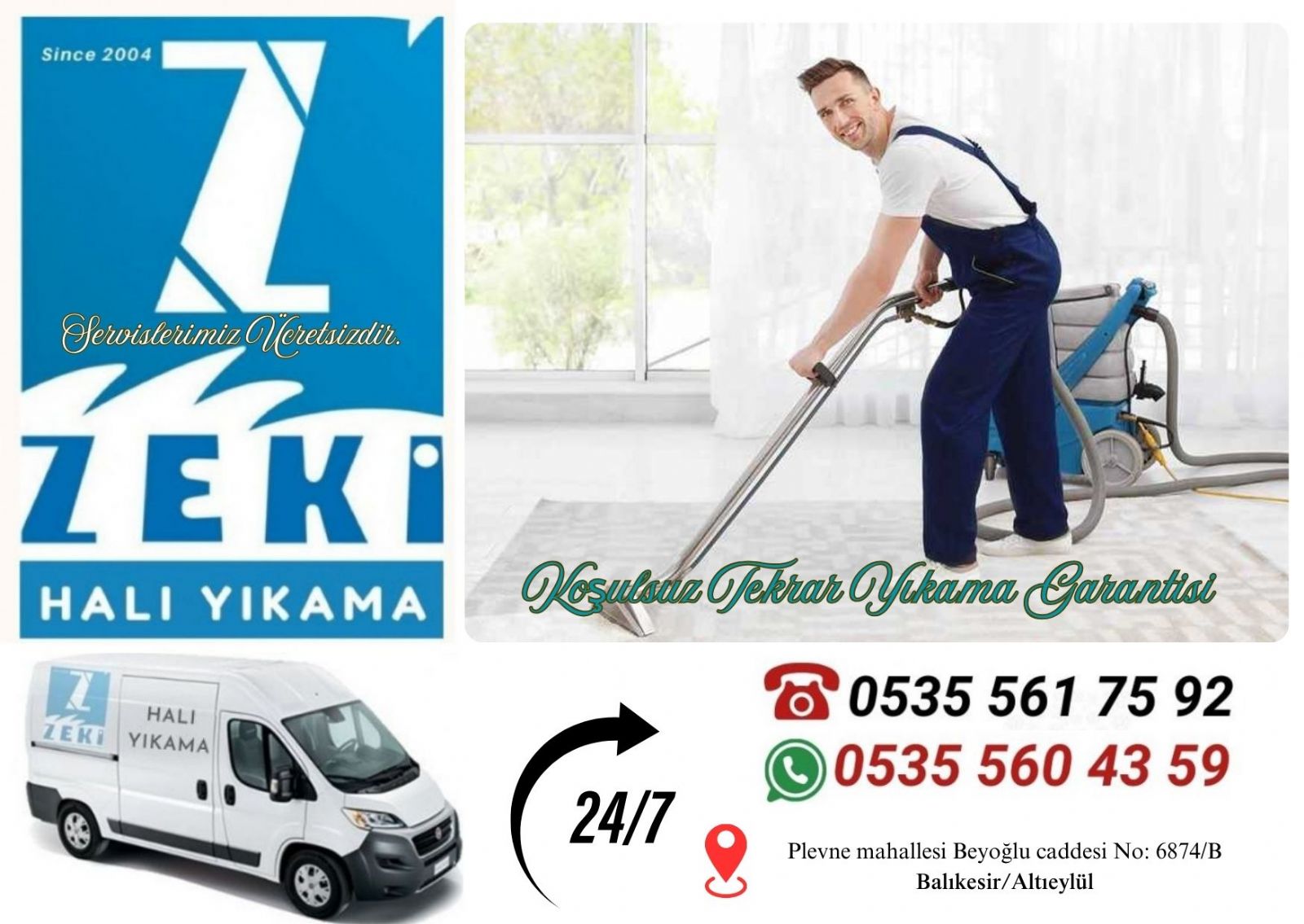 Balıkesir Bahçelievler Mahallesi Halı Yıkama Fiyatları