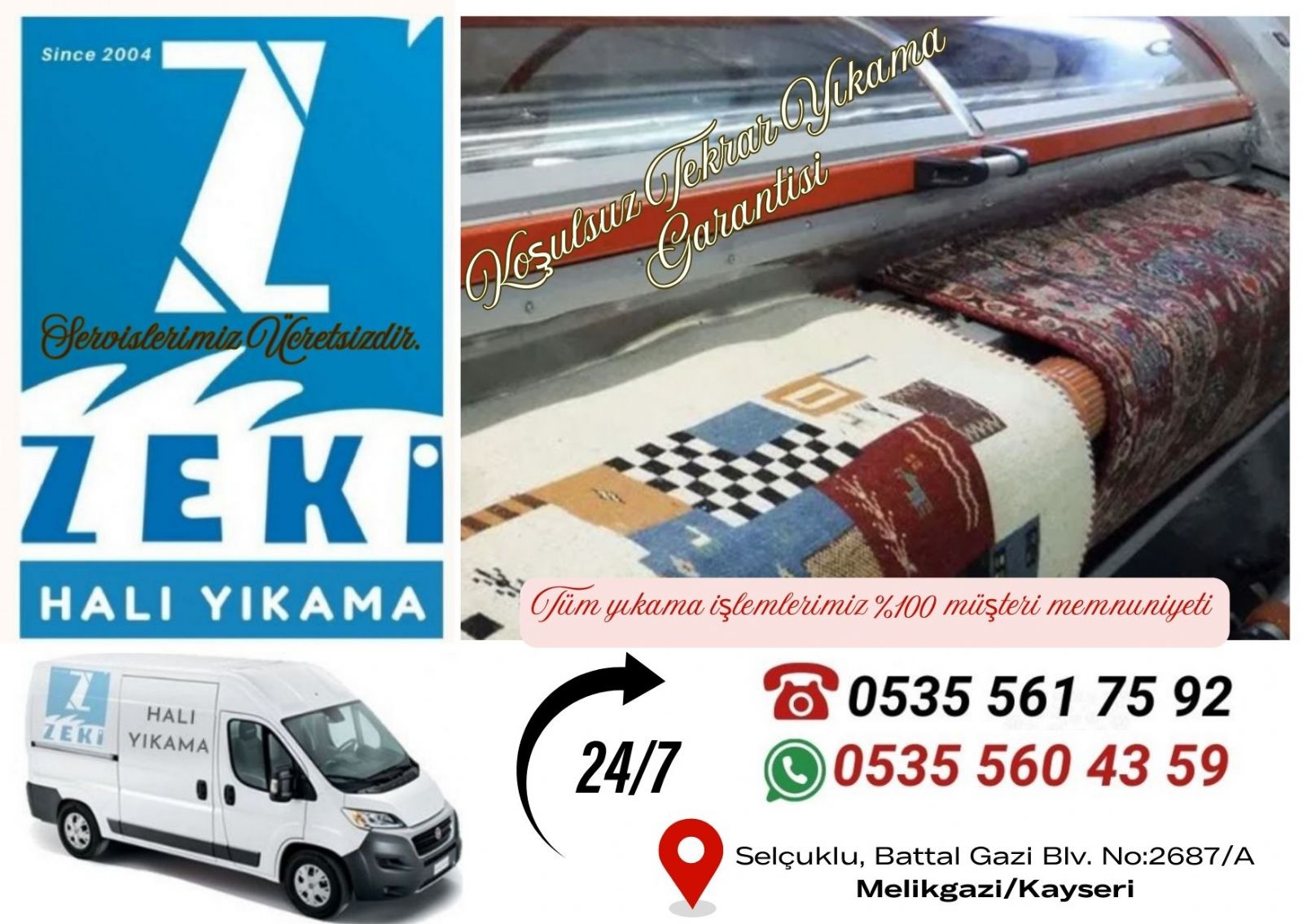Battalgazi Mahallesi Halı Yıkama Fiyatları