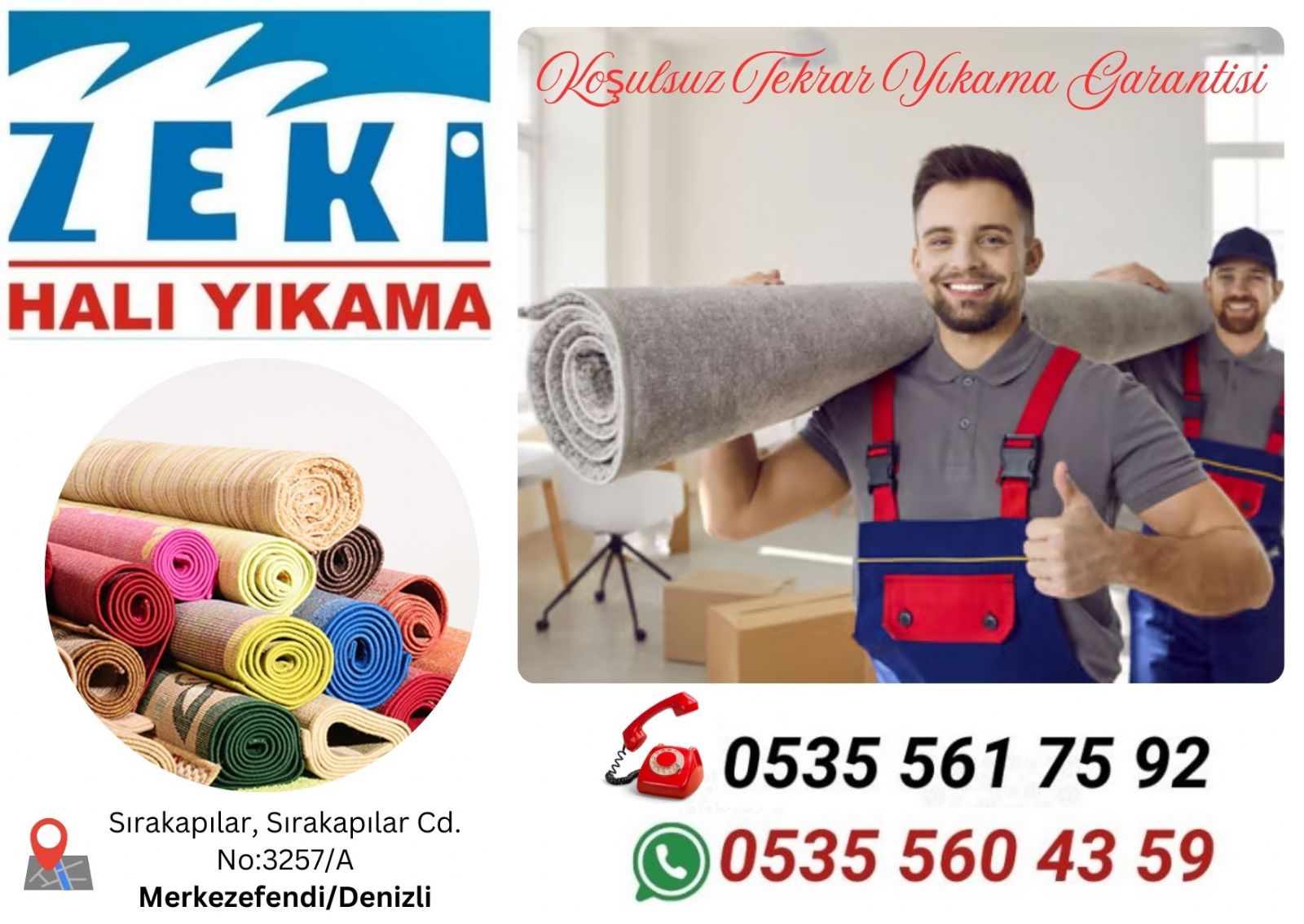 Denizli Muratdede Halı Yıkama Fiyatları