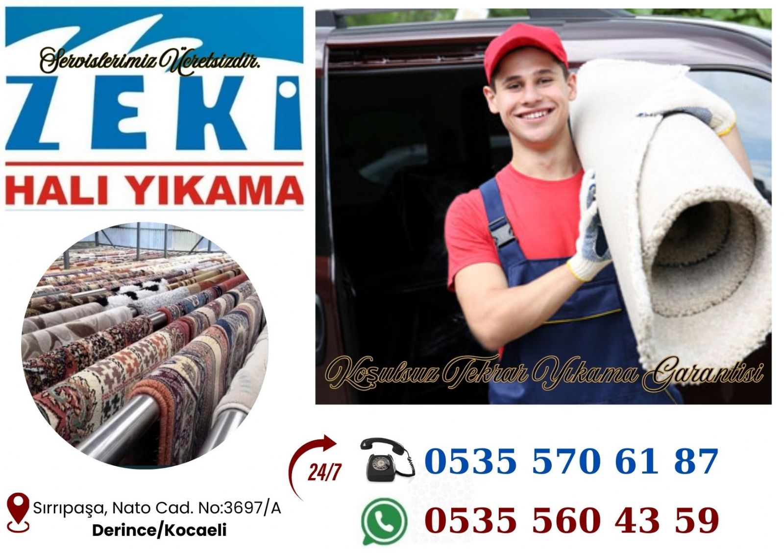 İbnisina Mahallesi Halı Yıkama Fiyatları