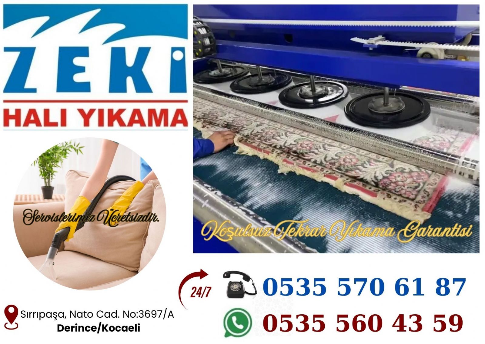 Derince Halı Yıkama Fiyatları