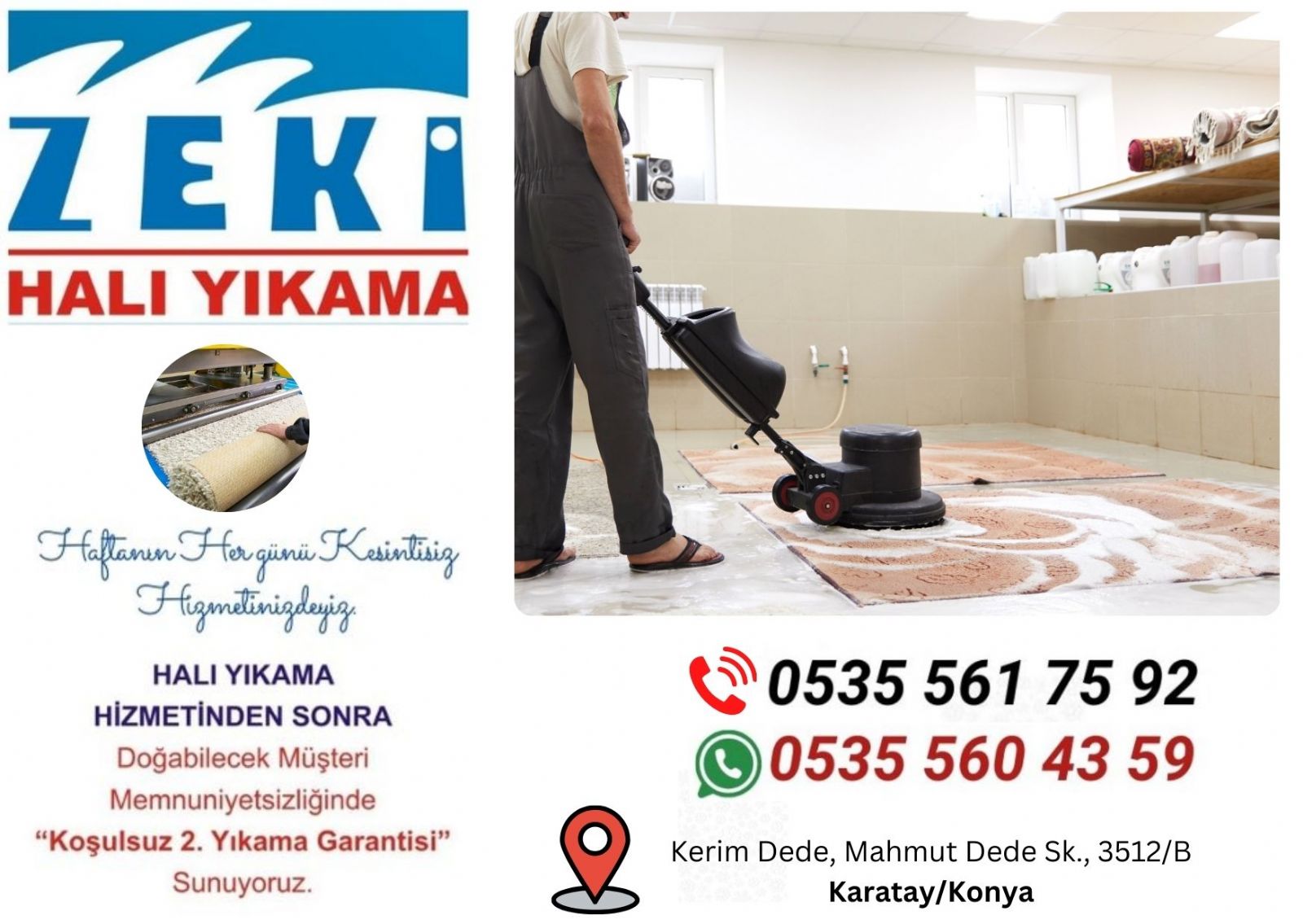 Karatay Halı Yıkama Fiyatları