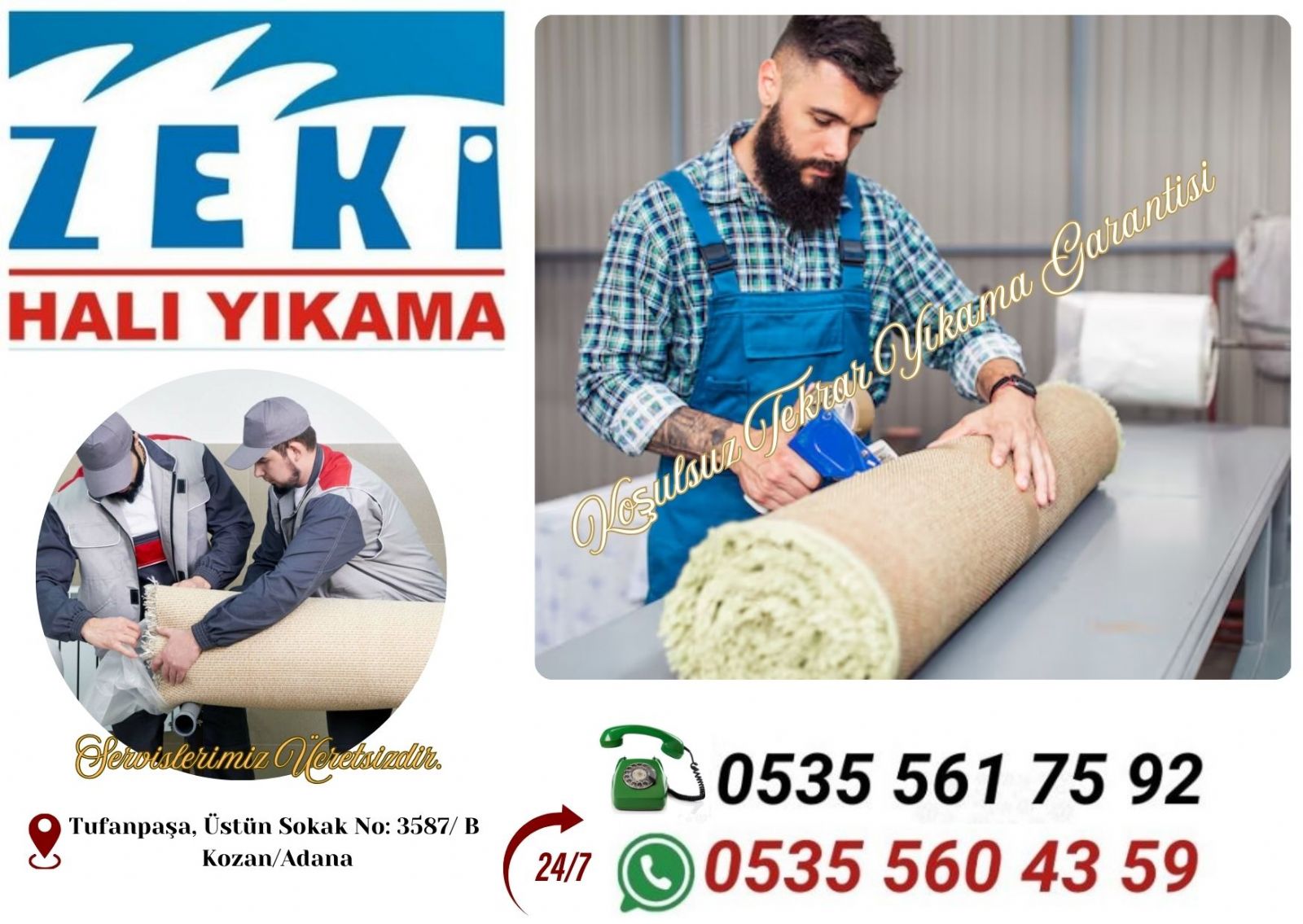 Tufanpaşa Mahallesi Halı Yıkama Fiyatları