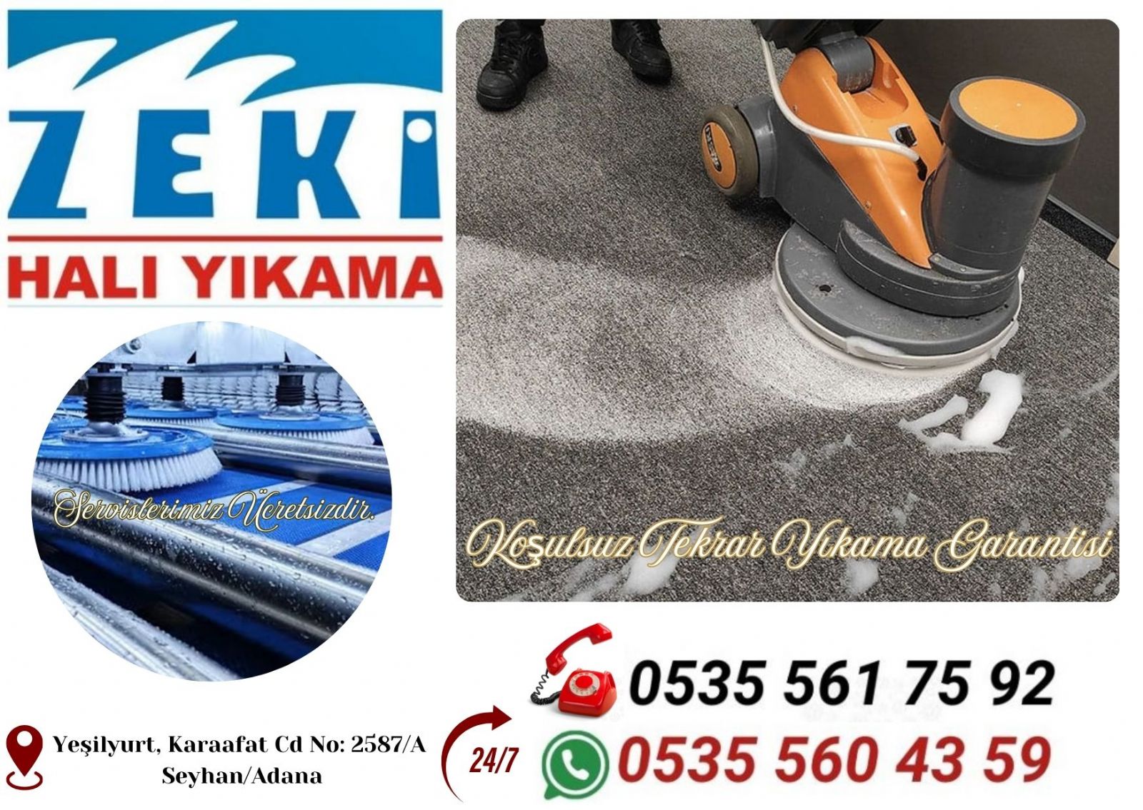 Sarıhamzalı Mahallesi Halı Yıkama Fiyatları