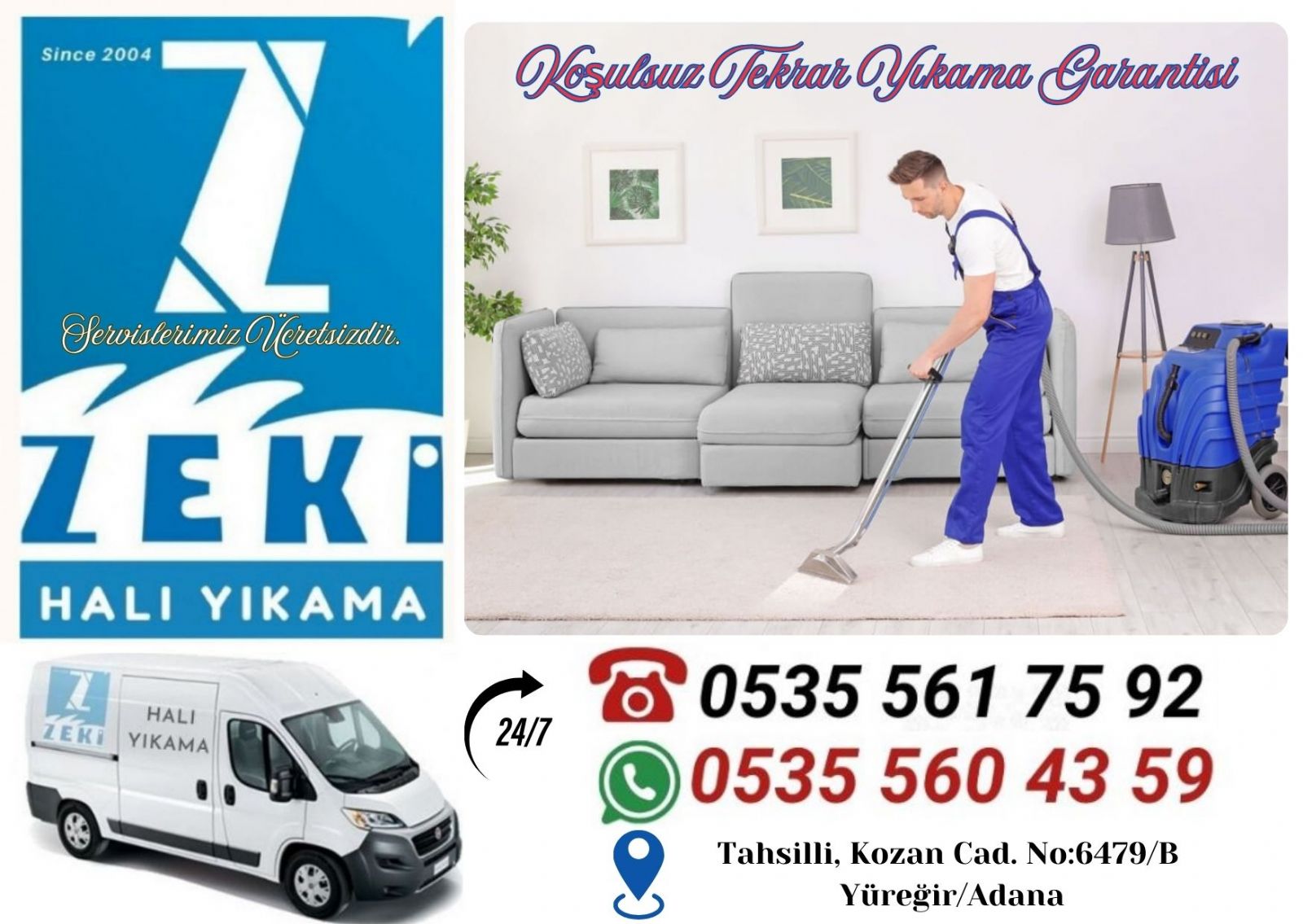 Adana Atakent Mahallesi Halı Yıkama Fiyatları
