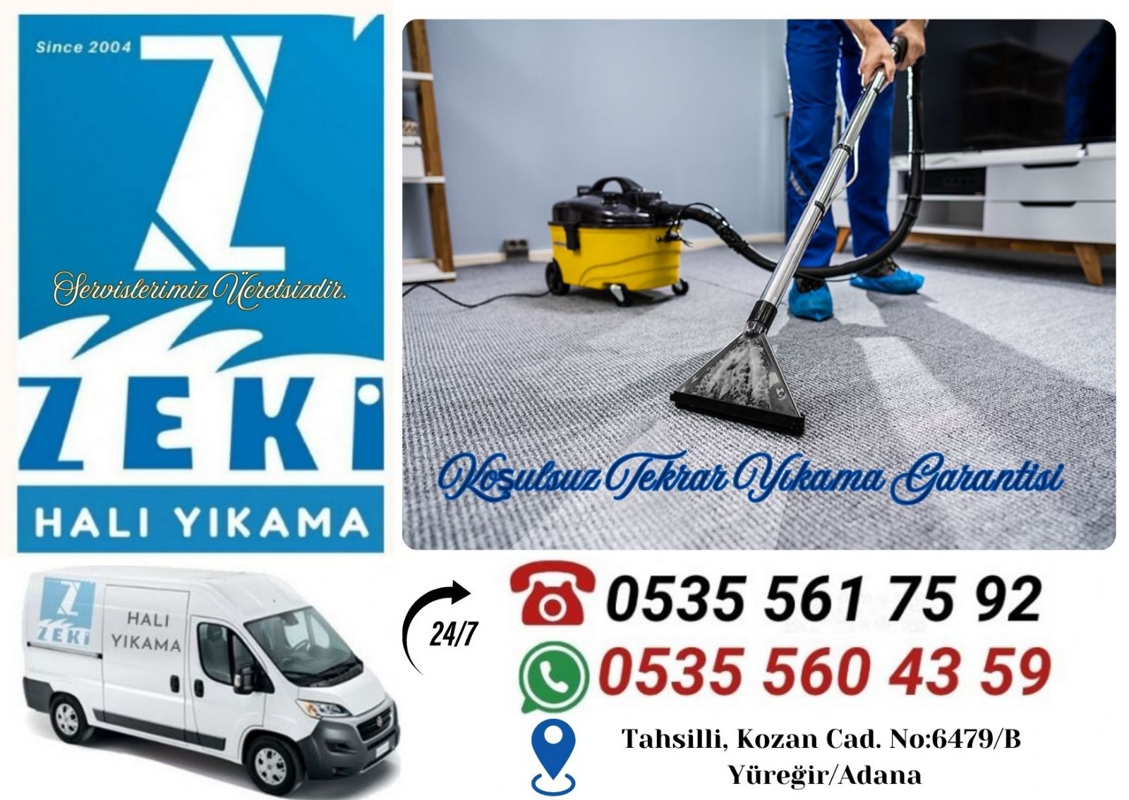 Adana Ulubatlı Hasan Mahallesi Halı Yıkama Fiyatları