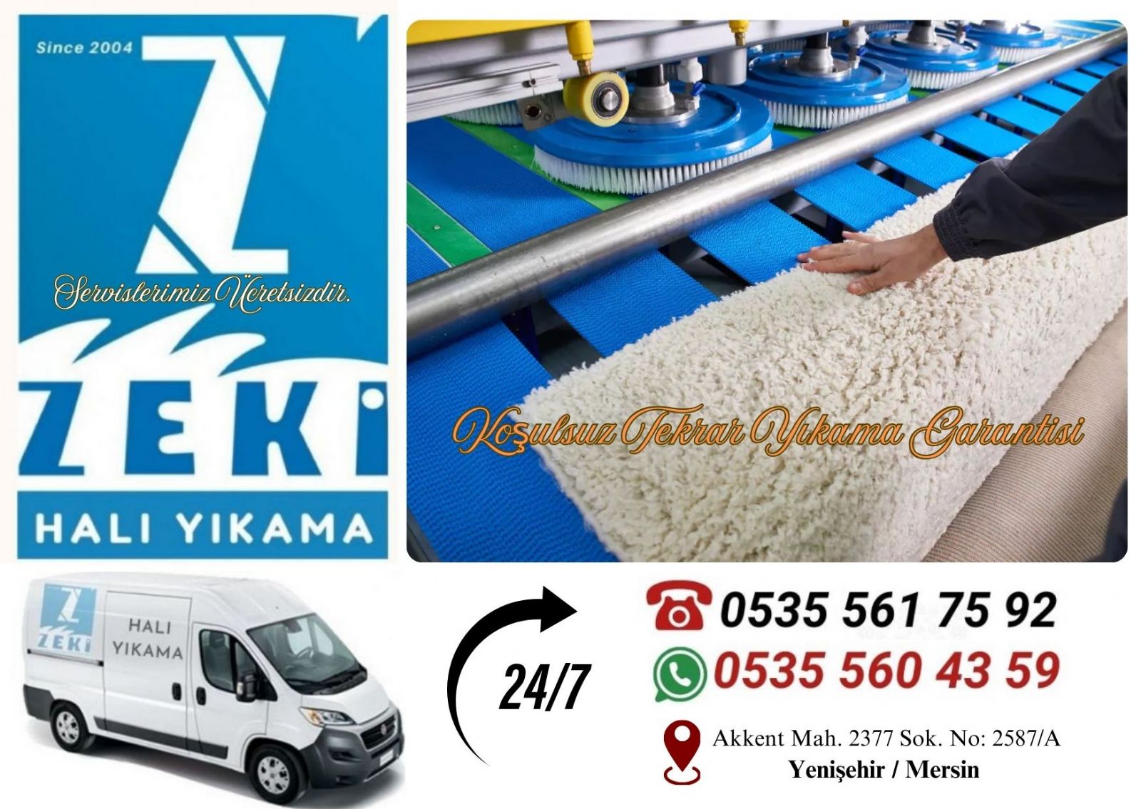 Eğriçam Mahallesi Halı Yıkama Fiyatları