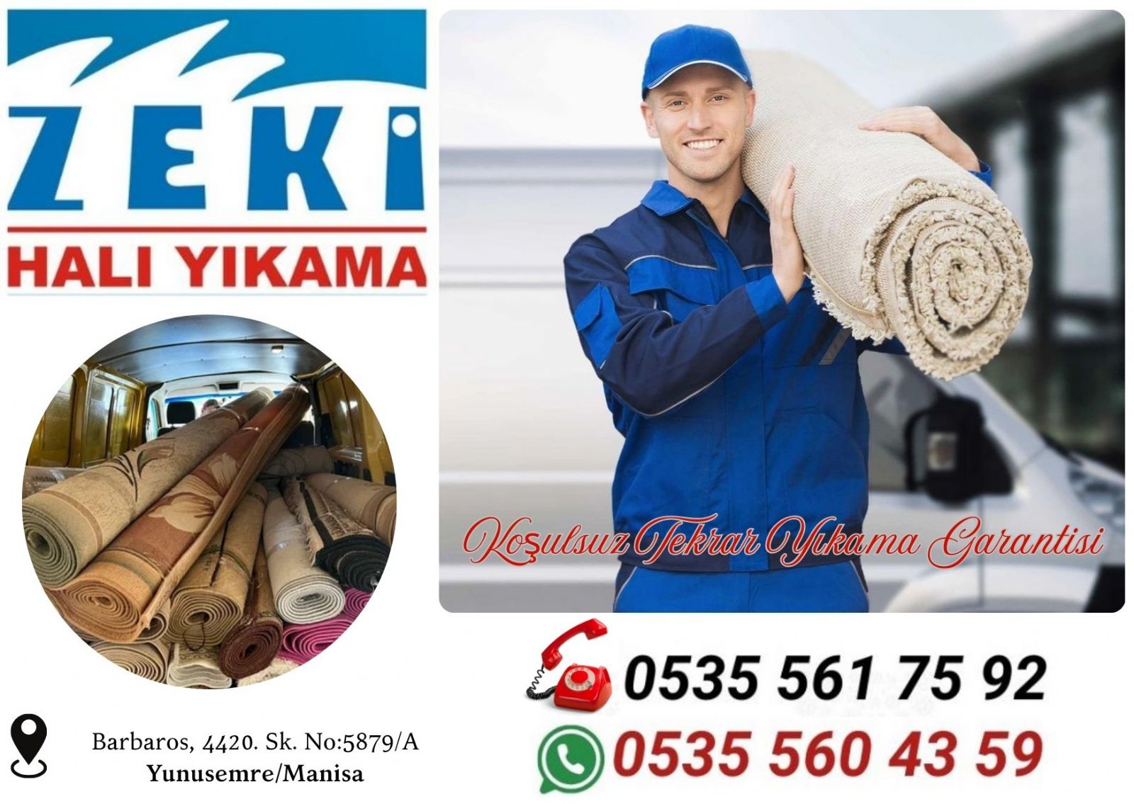 Manisa Yeni Mahalle Mahallesi Halı Yıkama Fiyatları