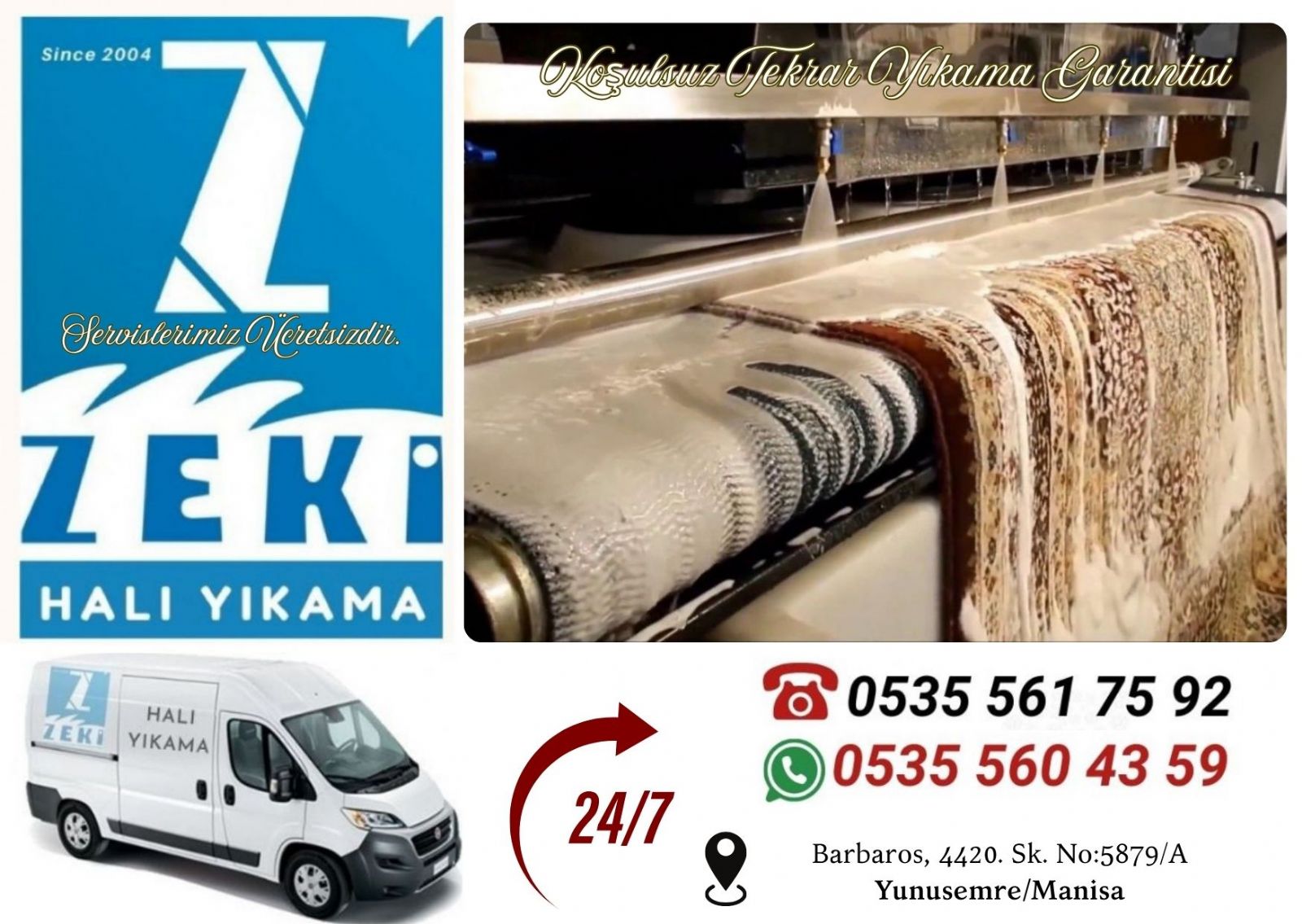 Yunusemre Halı Yıkama Fiyatları