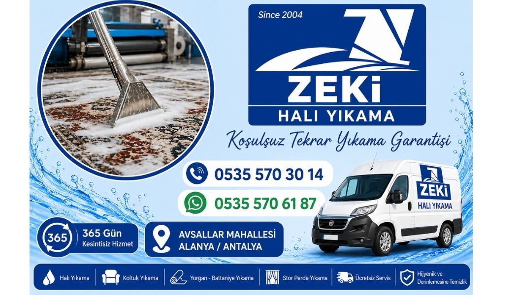 Alanya Avsallar Mahallesi Halı Yıkama Hizmeti