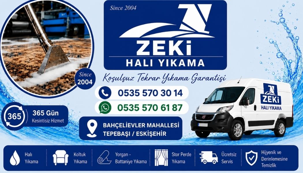 Tepebaşı Bahçelievler Mahallesi Halı Yıkama Hizmeti