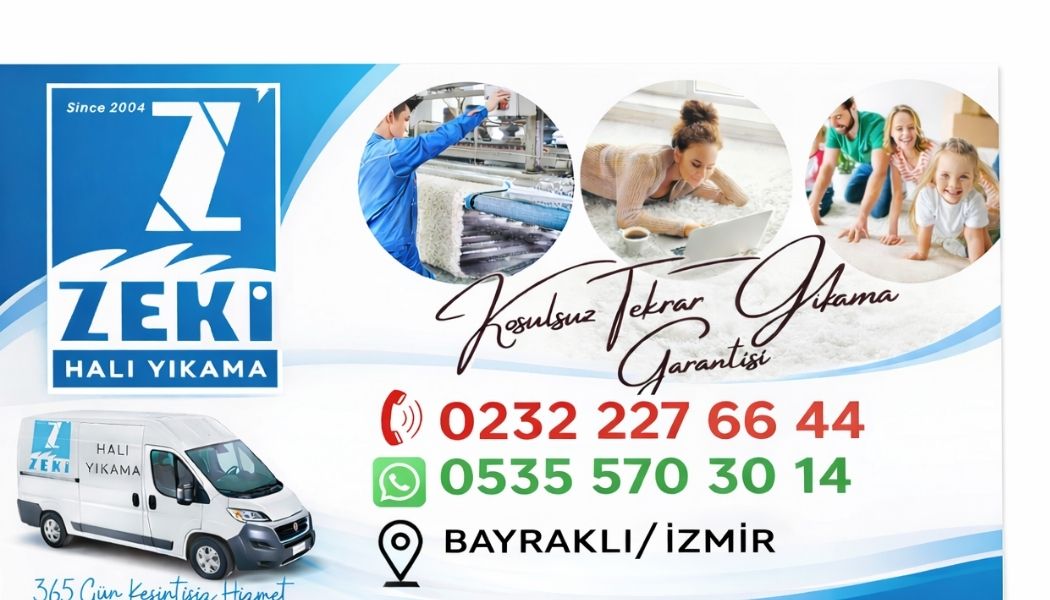 bayraklı halı yıkama