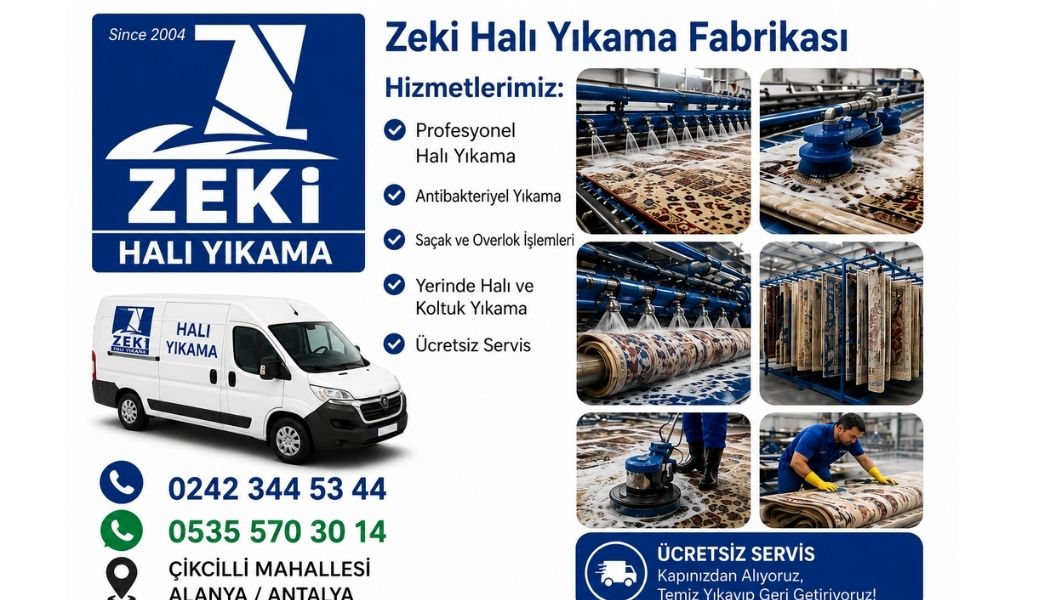 Alanya Cikcilli Mahallesi Halı Yıkama