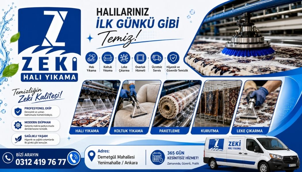 Demetgül Mahallesi Halı Yıkama