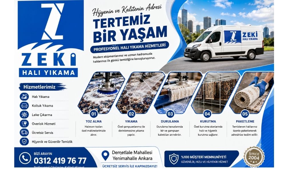 Demetlale Mahallesi Halı Yıkama