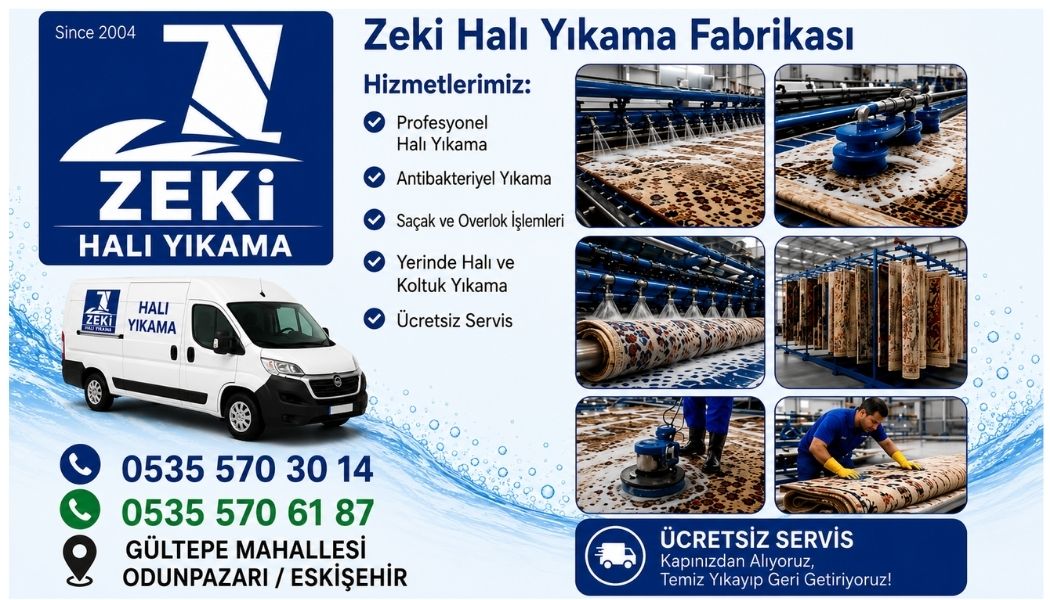  Odunpazarı Güzeltepe Mahallesi Halı Yıkama Hizmeti