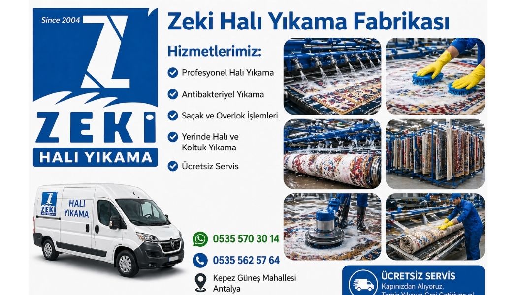 Kepez Güneş Mahallesi Halı Yıkama Hijyenik Temizlik