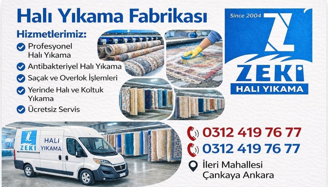 İleri Mahallesi Halı Yıkama Fiyatları