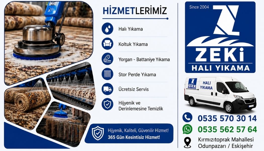 Odunpazarı Kırmızıtoprak Mahallesi Halı Yıkama Rehberi 2026
