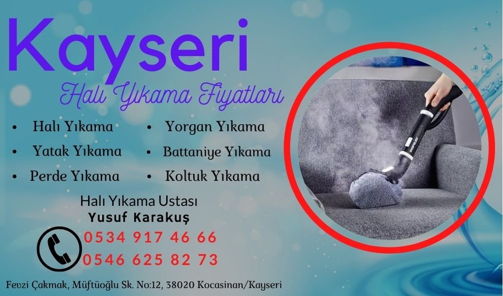 Kayseri Halı Yıkama Fiyatları