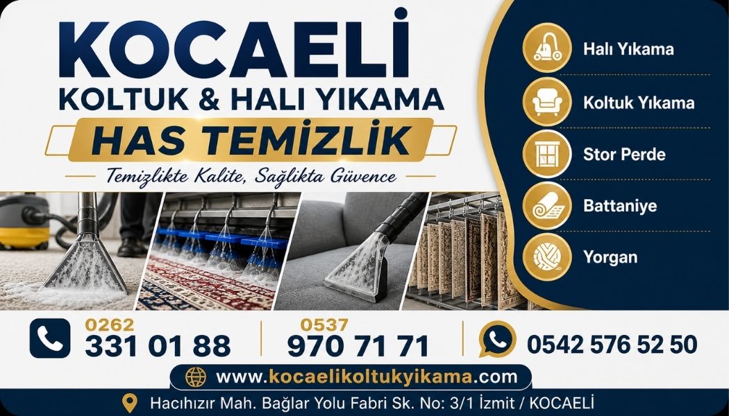 İzmit Yenişehir Mahallesi Halı Yıkama Fiyatları