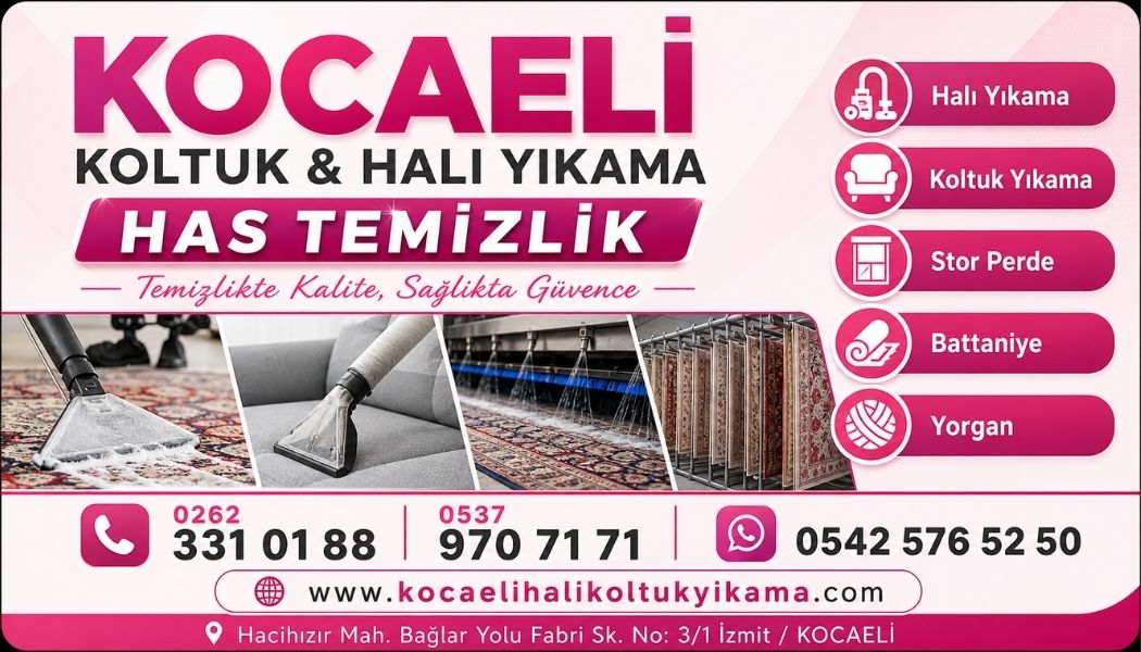 İzmit Alikahya Halı Yıkama Fiyatları