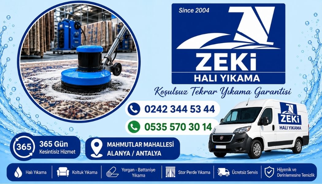 Alanya Mahmutlar Mahallesi Halı Yıkama