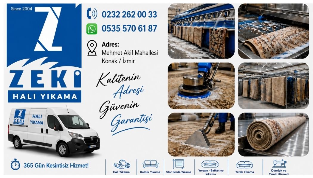  Konak Ege Mahallesi Halı Yıkama Hizmeti