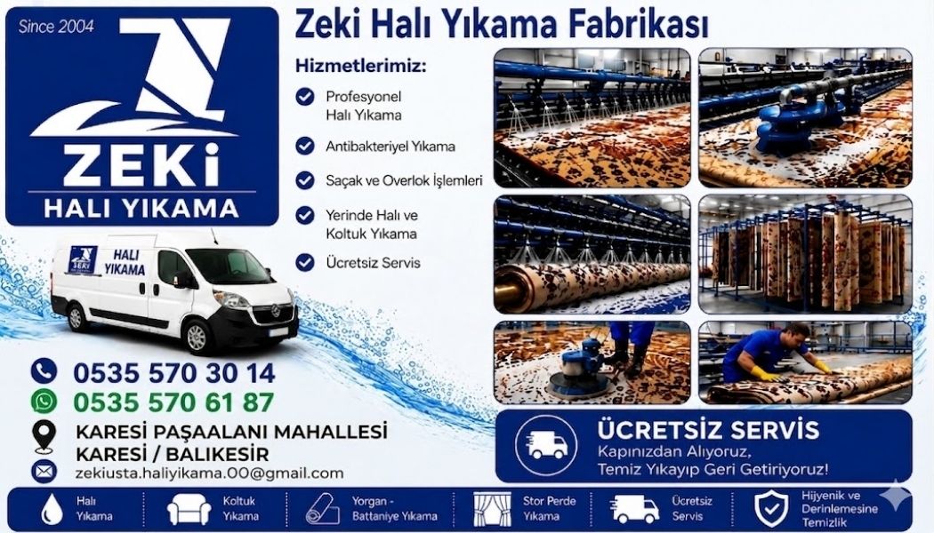 Karesi Paşaalanı Halı Yıkama: Hijyen ve Konforun Adresi