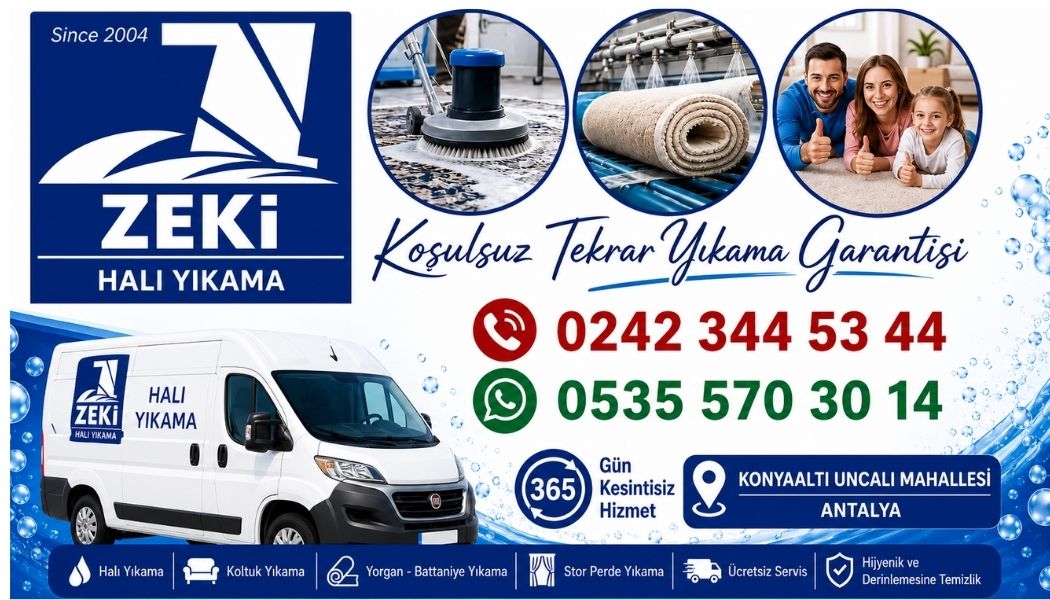 Konyaaltı Uncalı Mahallesi Halı Yıkama