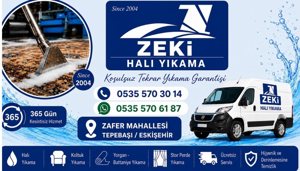 Tepebaşı Zafer Mahallesi Halı Yıkama Rehberi 2026